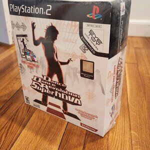 New in Plastic! Dance Dance Revolution Supernova/ PS2/ Dance Pad + Game